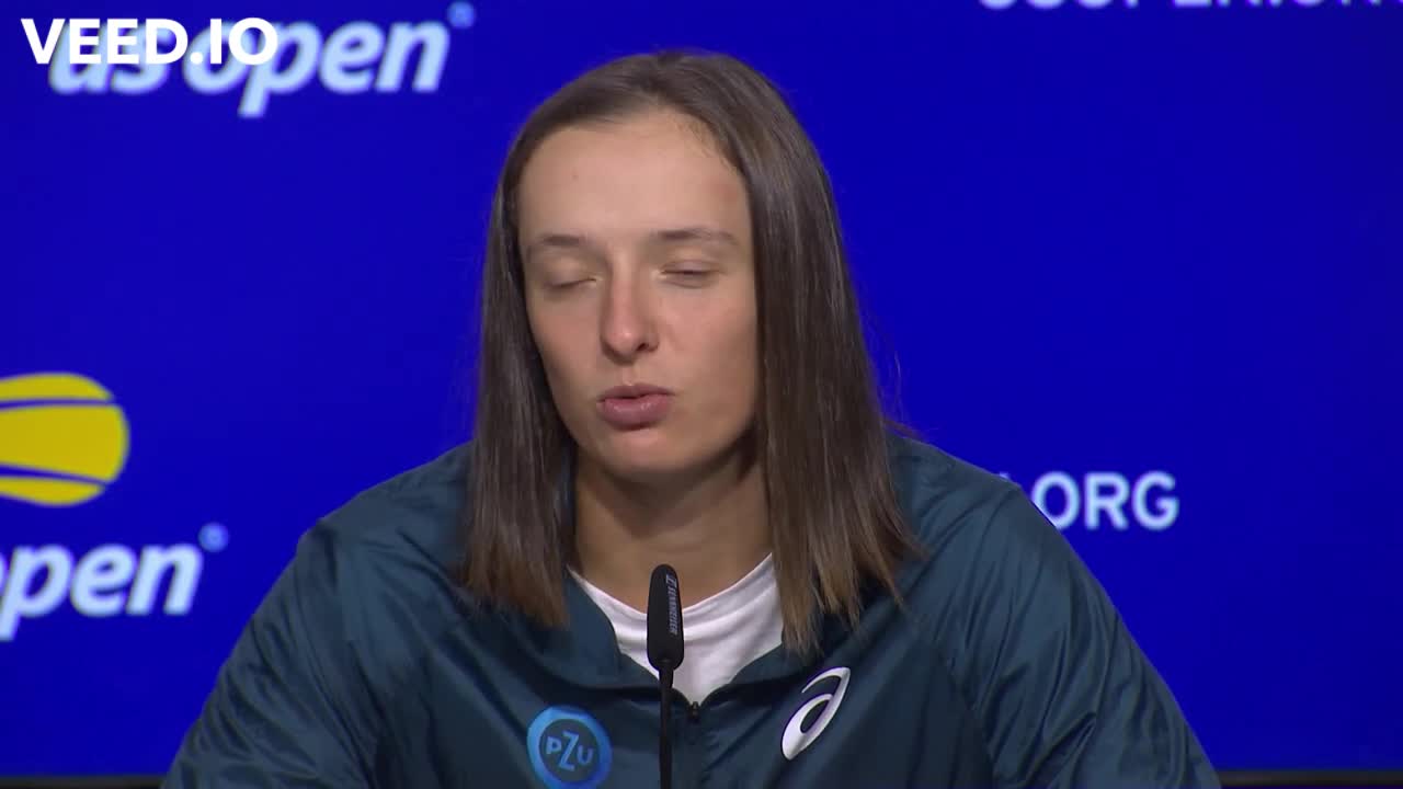 Iga Swiatek Press Conference 2022 US Open Semifinal