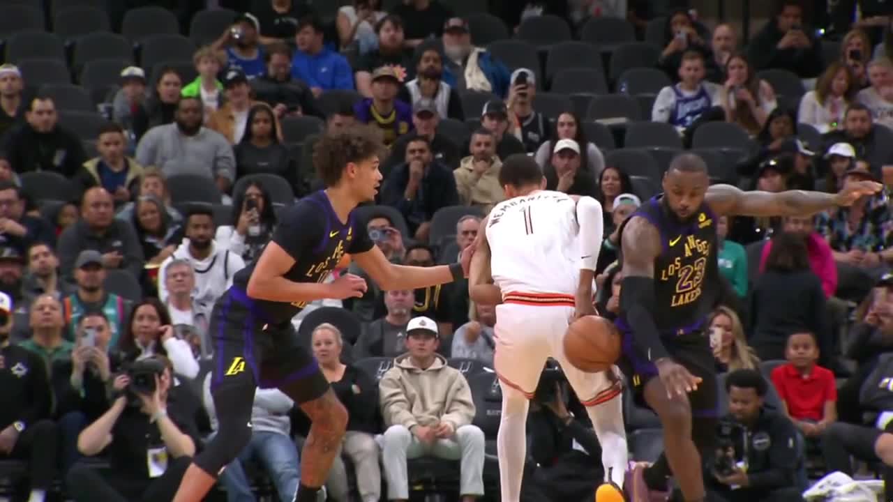 Watch LeBRON Wemby Steal | Streamable