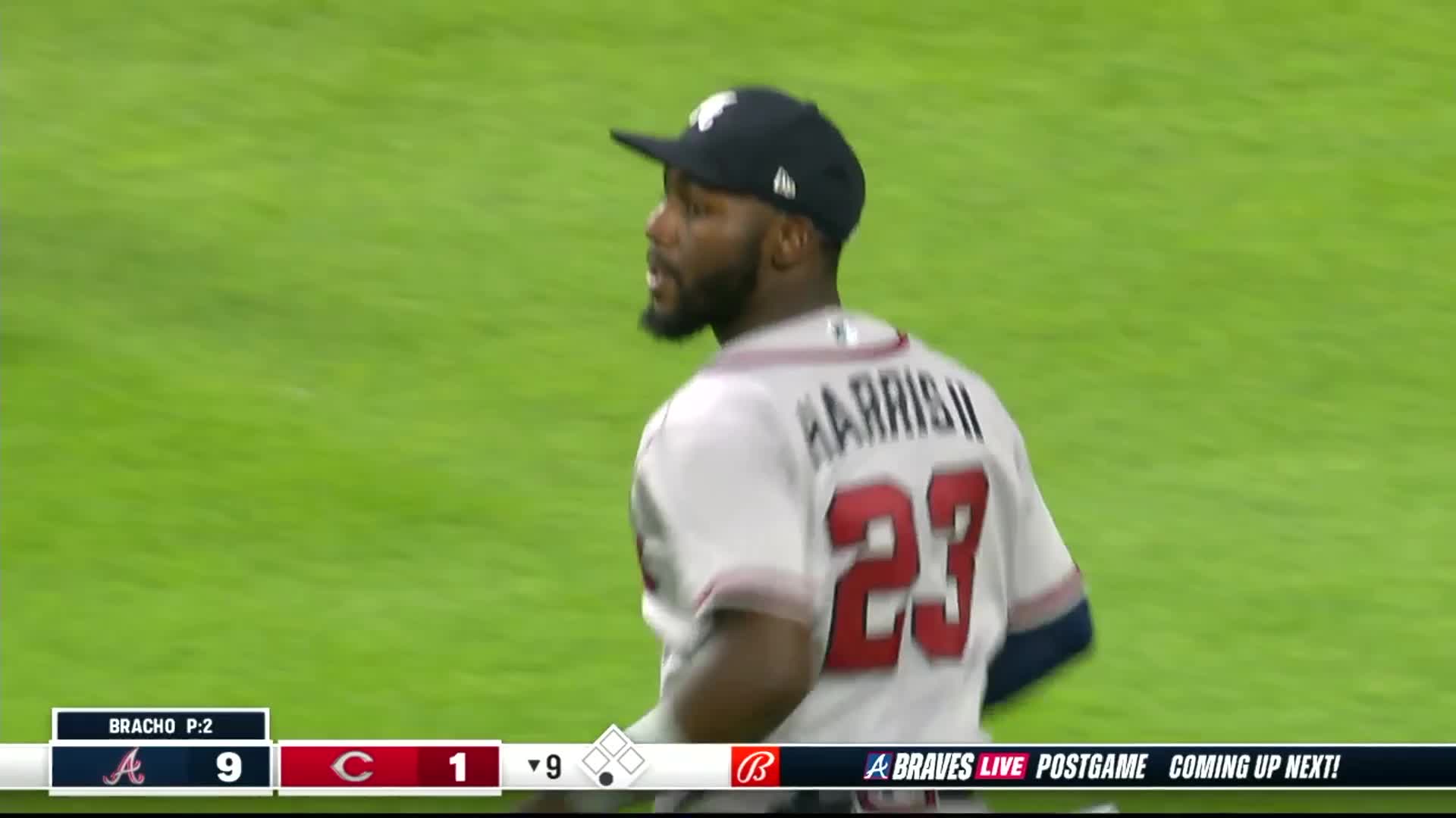 Michael Harris II makes another difficult catch look easy. : r/Braves