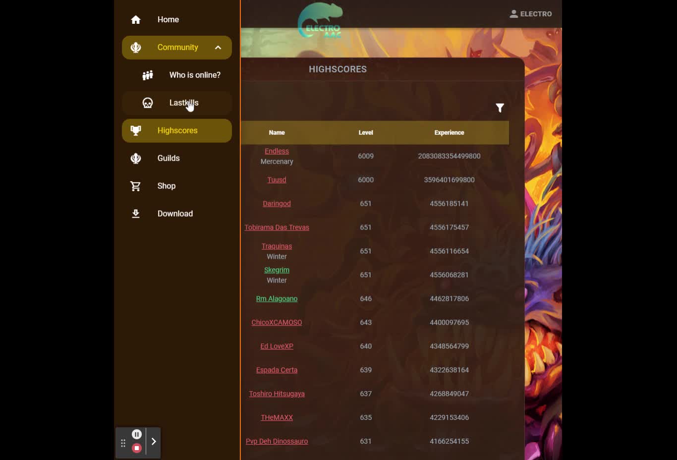 Menu Theme Custom