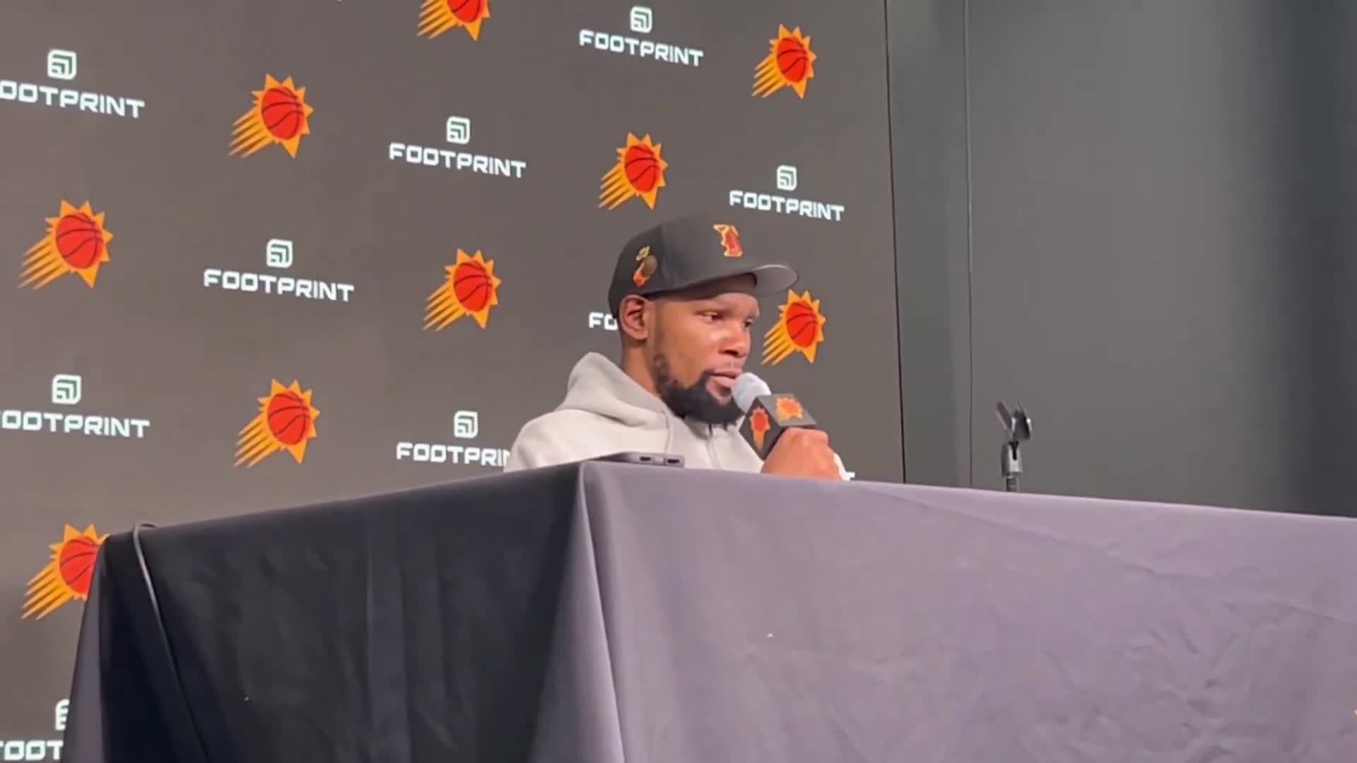 Watch Coty M. Davis - 'That's my brother. I got nothing but love for Cade.' #Suns Kevin Durant speaks on his relationship with Cade Cunningham. #Pistons | Streamable