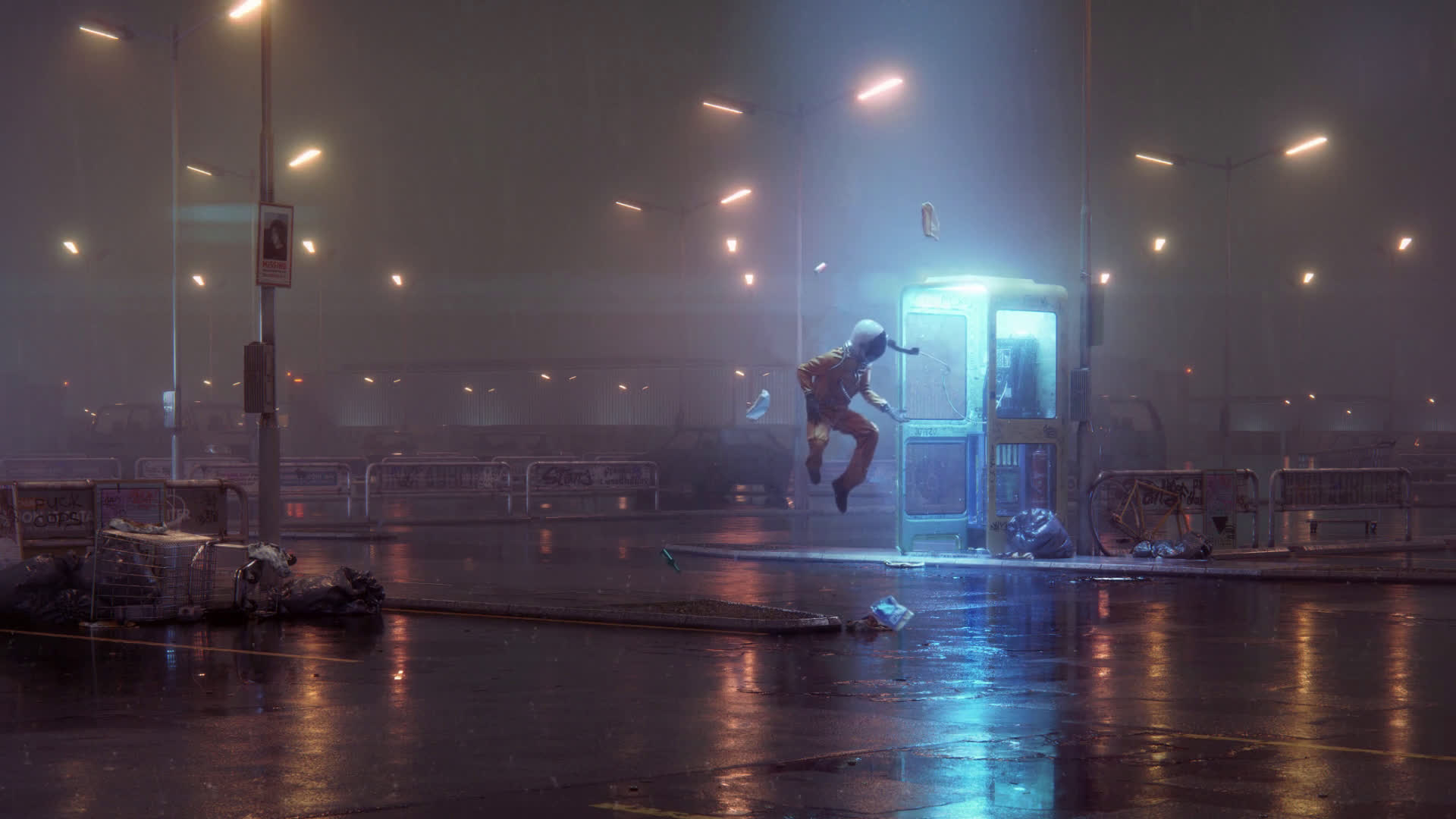 Astronaut Floating HD Live Wallpaper