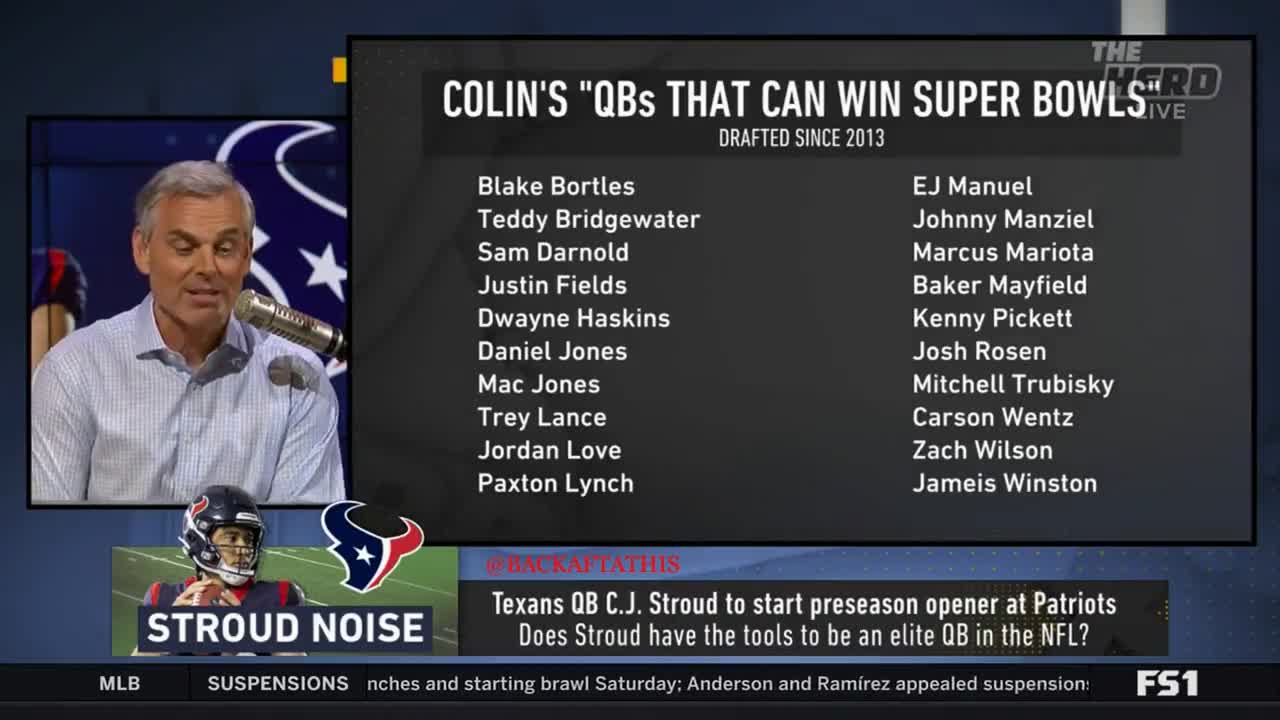 Which young QB may never win a Super Bowl?