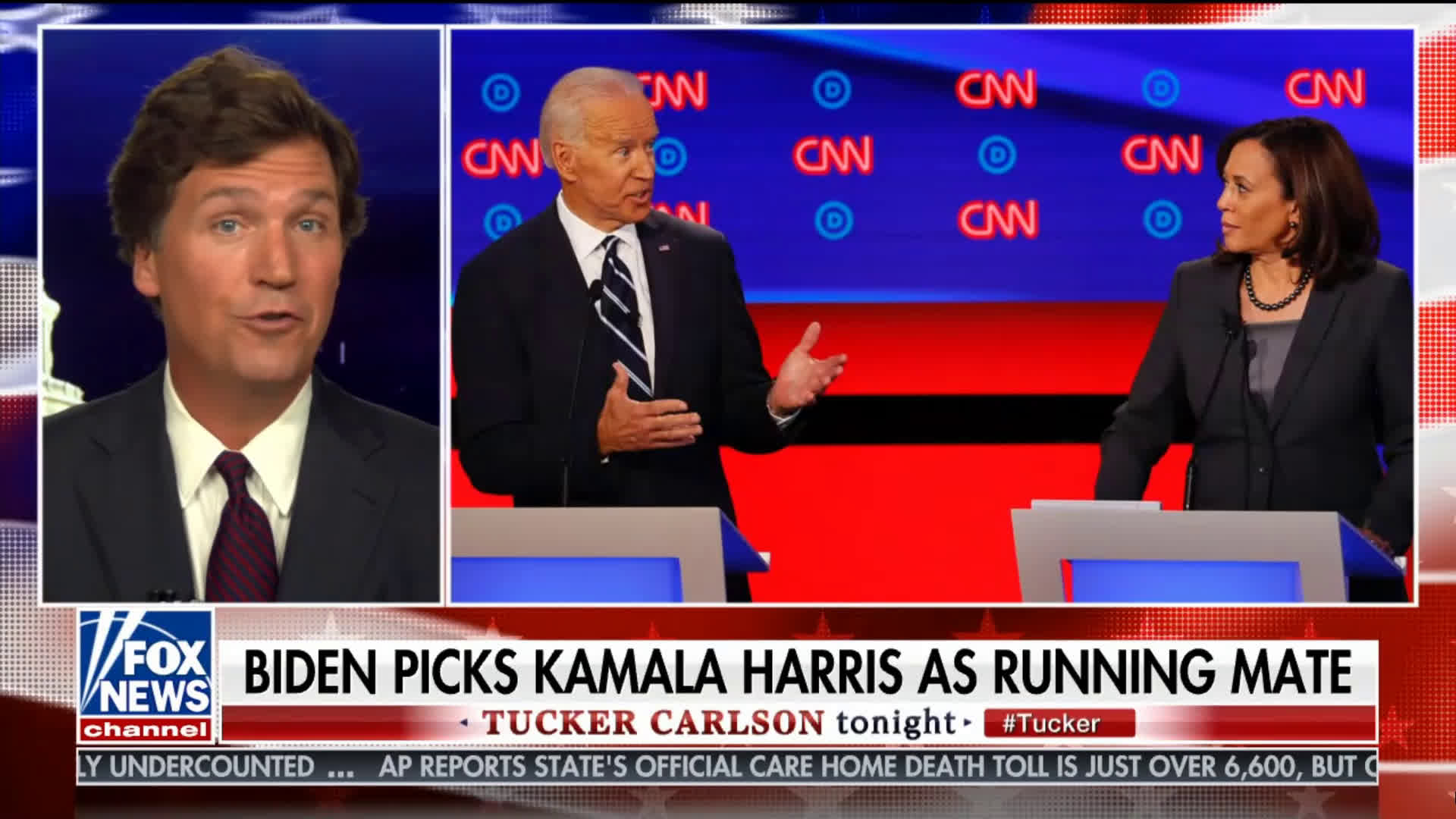 Tucker Carlson Absolutely Loses His Mind Over Biden Picking Kamala Harris As Vp Video