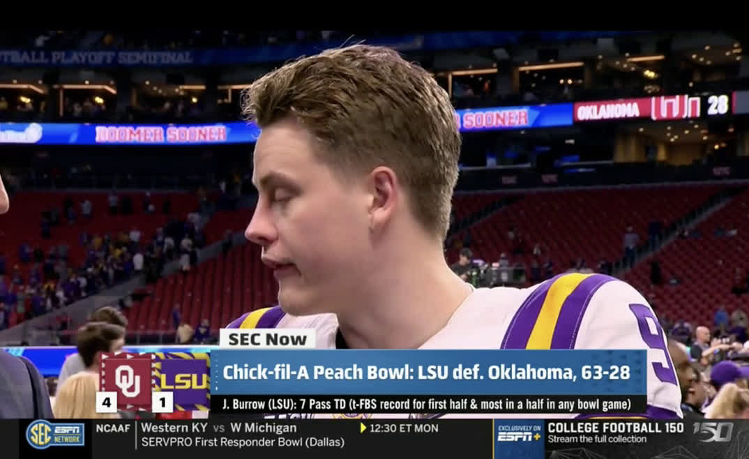 QB Klassroom: LSU QB Joe Burrow, Part Two - NBC Sports