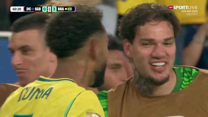 Scotland 0 - 3 Brazil - Matheus Cunha 60'