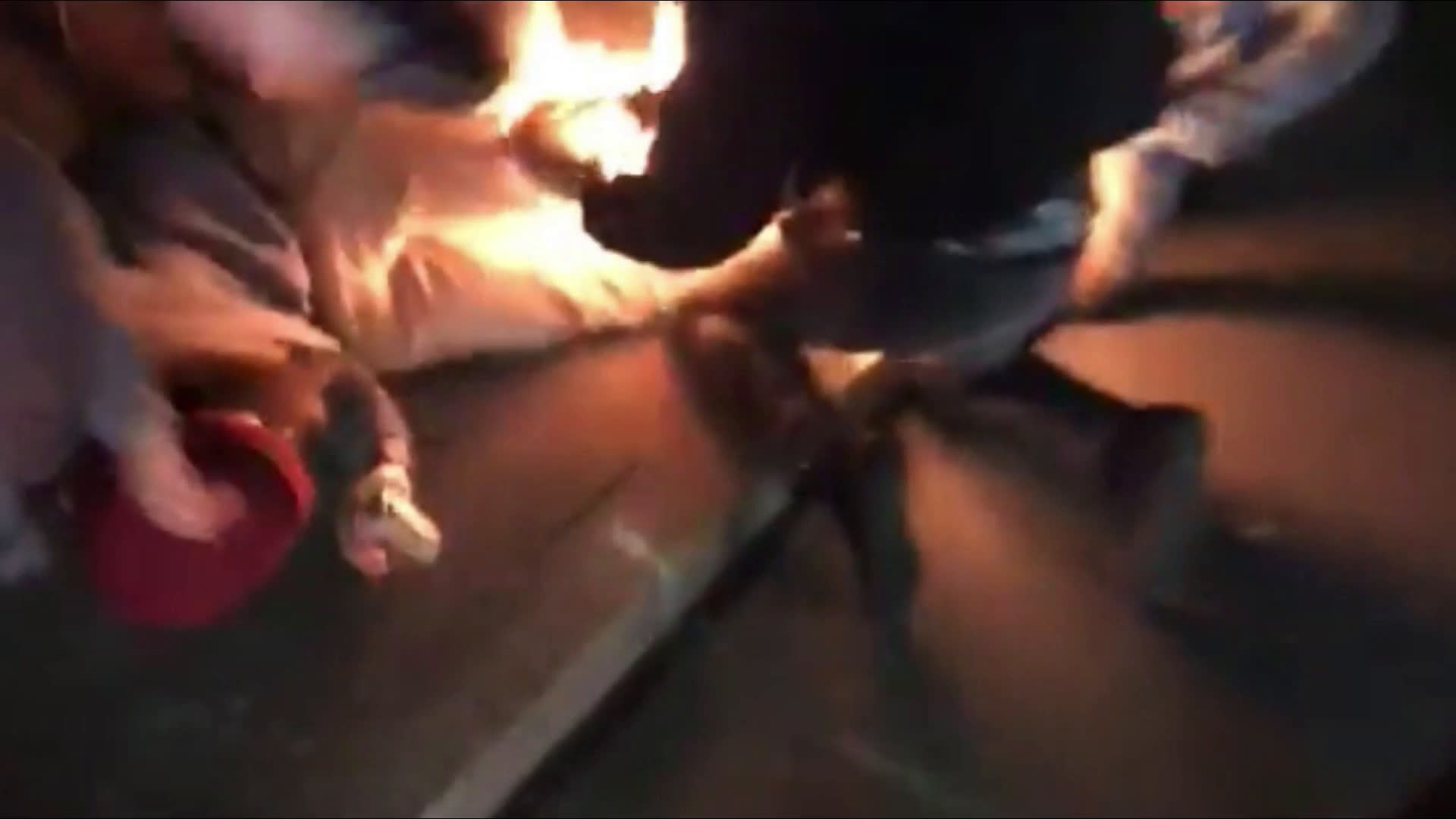 Antifa Lights Themselves On Fire Neogaf