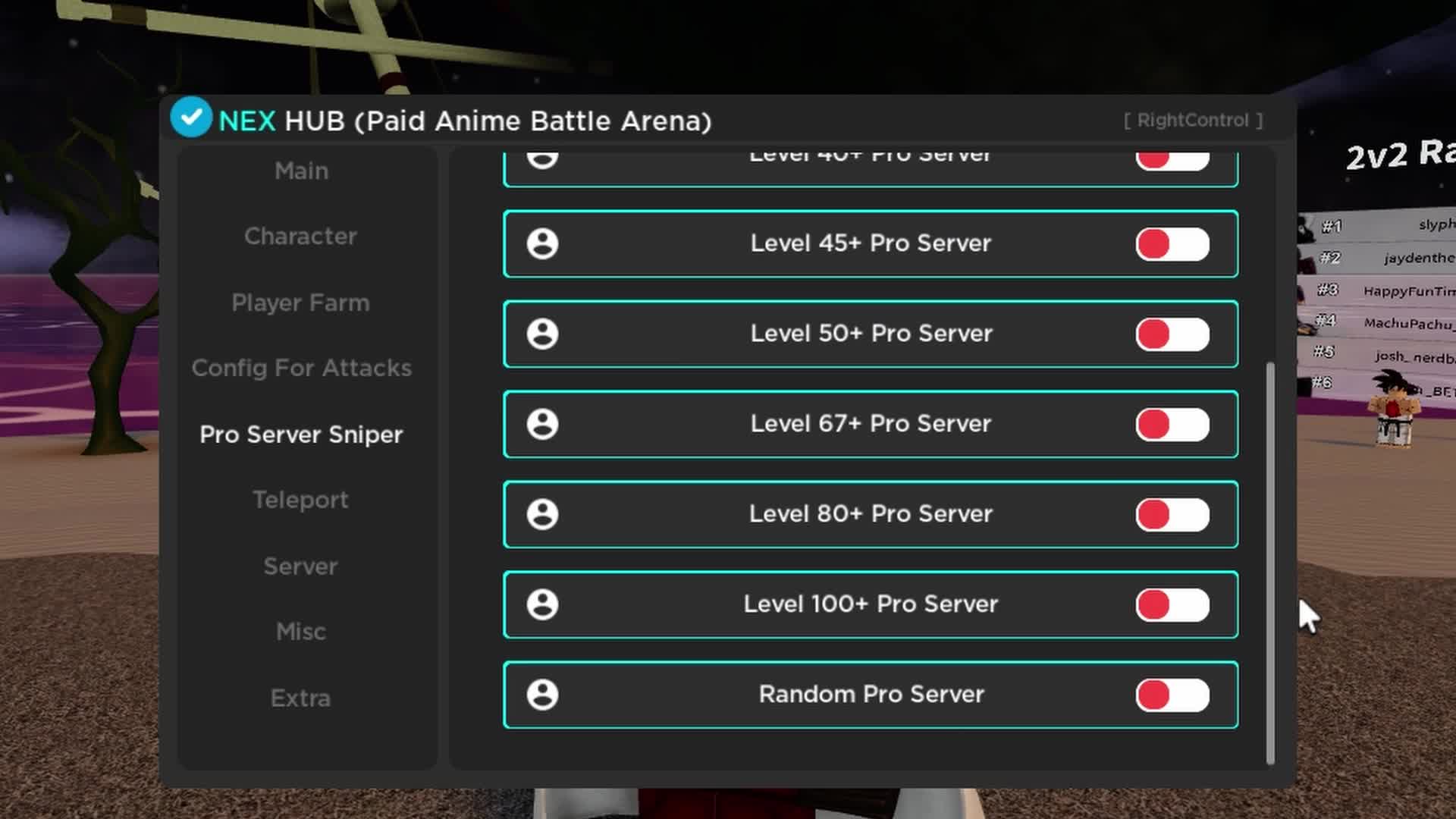 ABA Paid Script Features