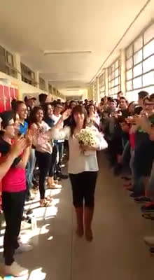 Watch Teacher gets a surprise from her students after her last ever ...