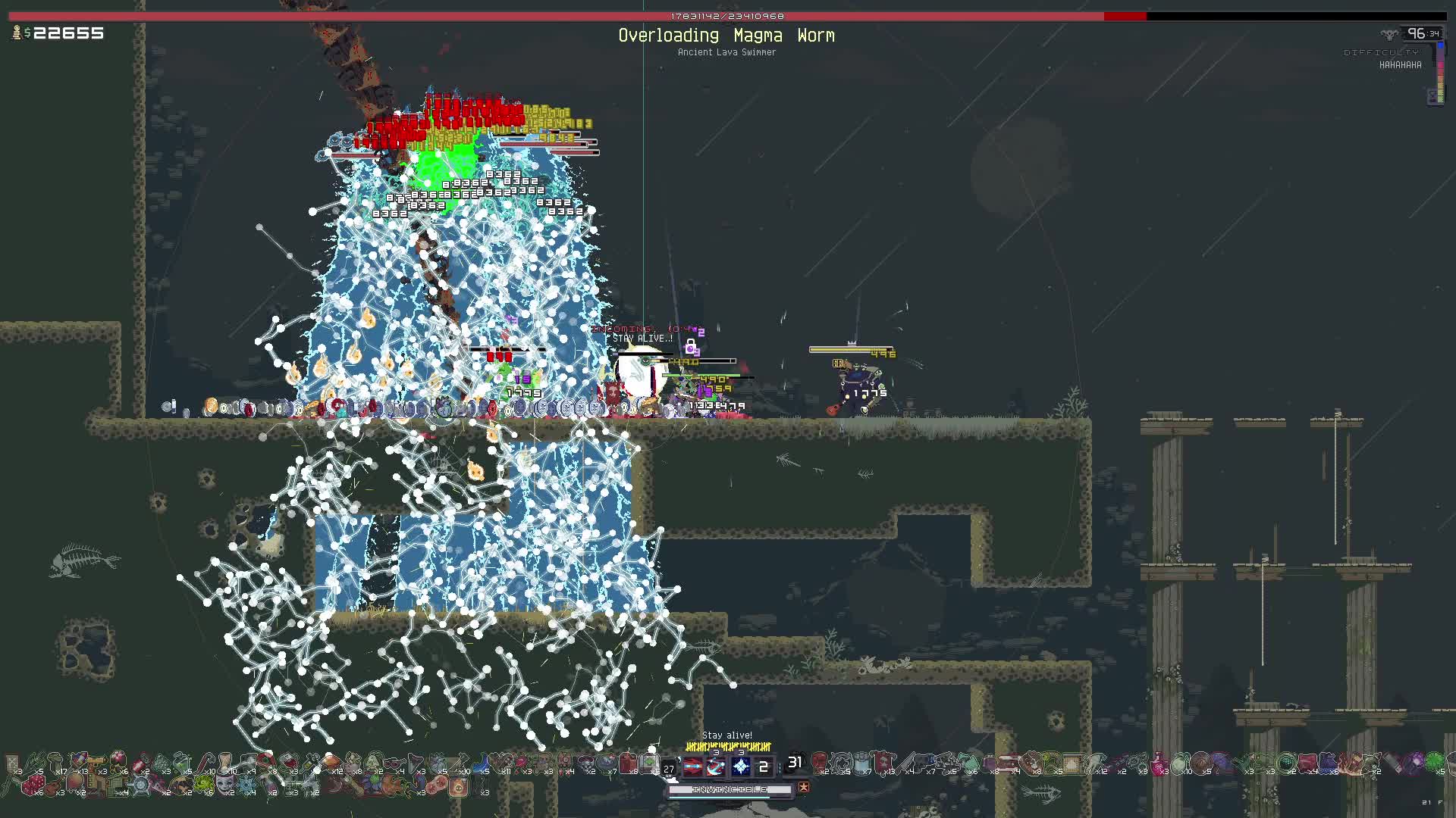 Apparently void corrupted overloading worms are basically insta-kills, good  to know. : r/riskofrain