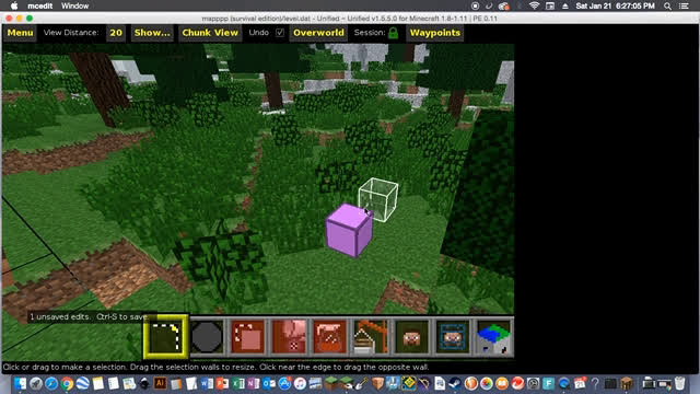 Minecraft invisible light source