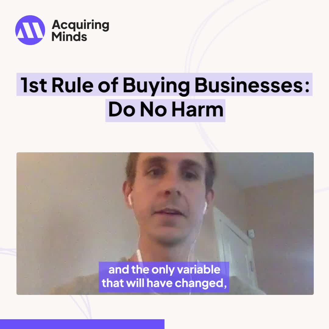 trevor-boehm-1st-rule-of-buying-businesses-do-no-harm