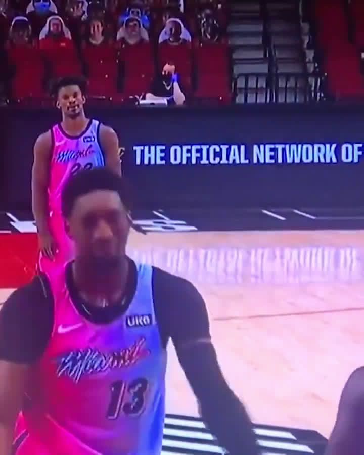 Jimmy Butler Showed Bam Ado some tough love 👀 : r/heat