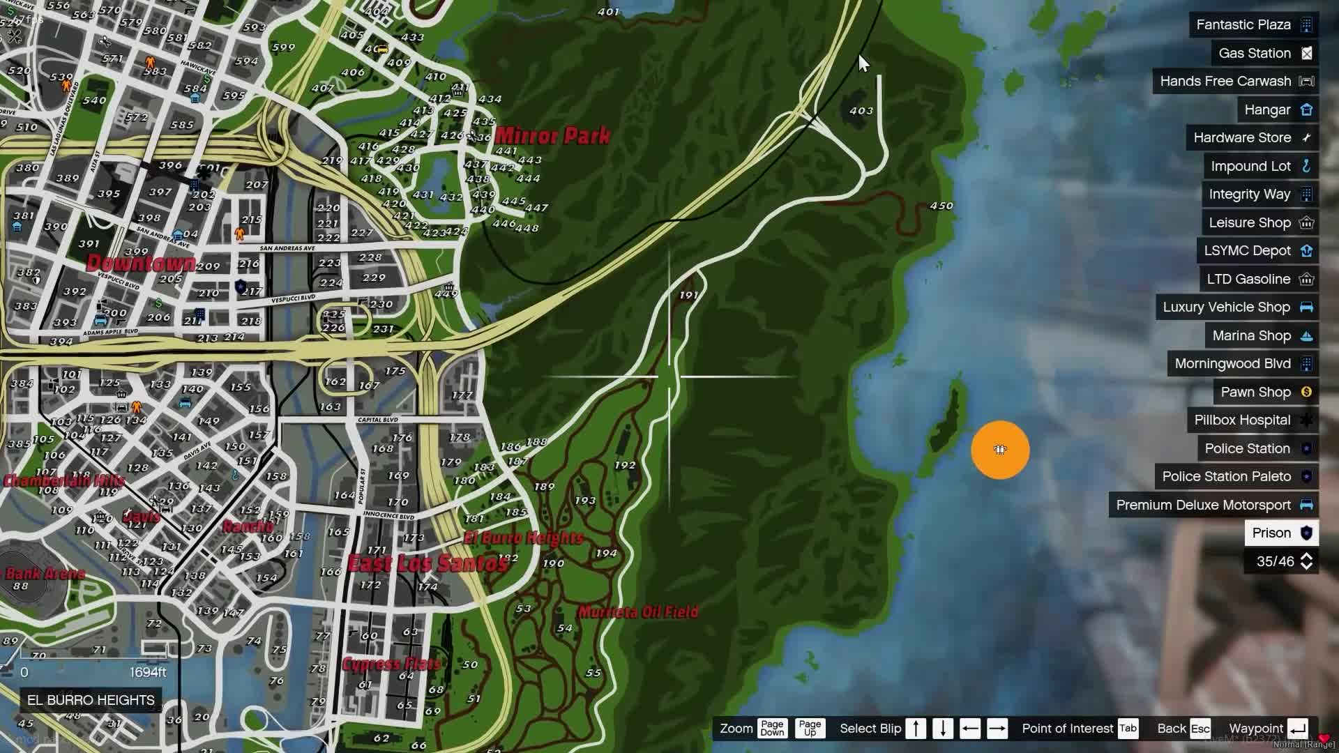 I got GTA V premium edition. There was a map of Los Santos. I