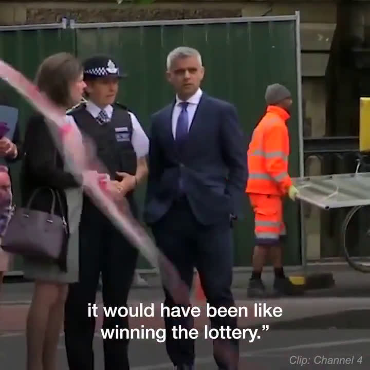 Watch Tommy Robinson claimed that Sadiq Khan was part of an invasion. Absolutely disgraceful. | Streamable