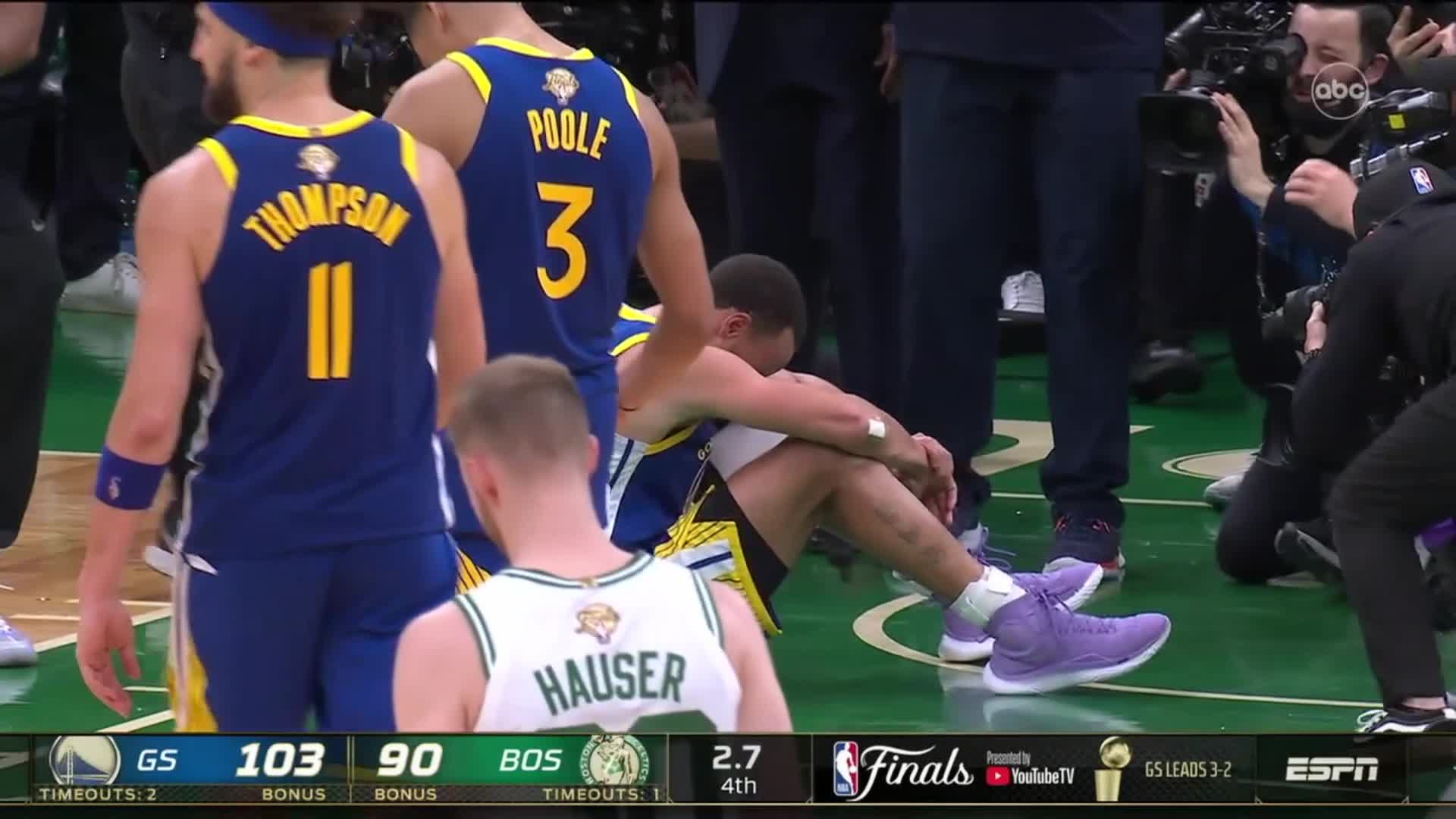 Highlight Steph Curry absolutely breaks down as he secures his 4th title r/nba