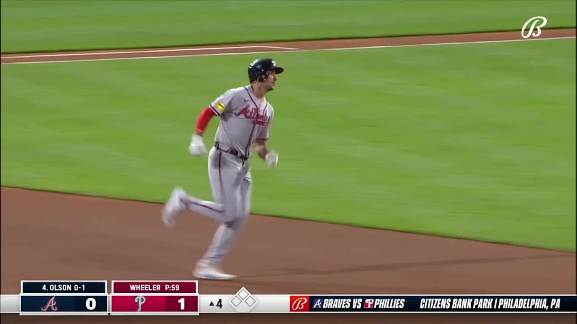 Matt Olson ties the Braves' single season home run record with 51.