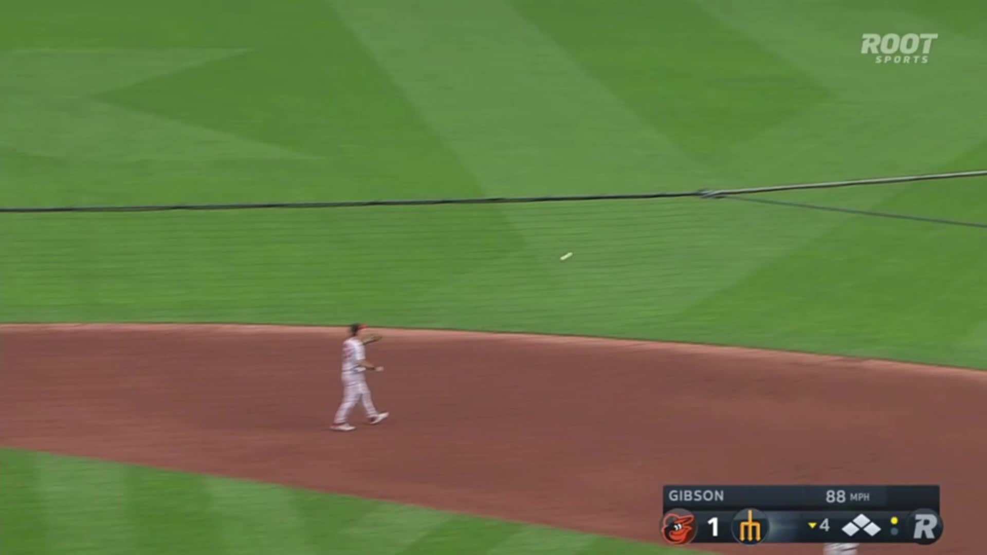 Rojas First Mariners Hit