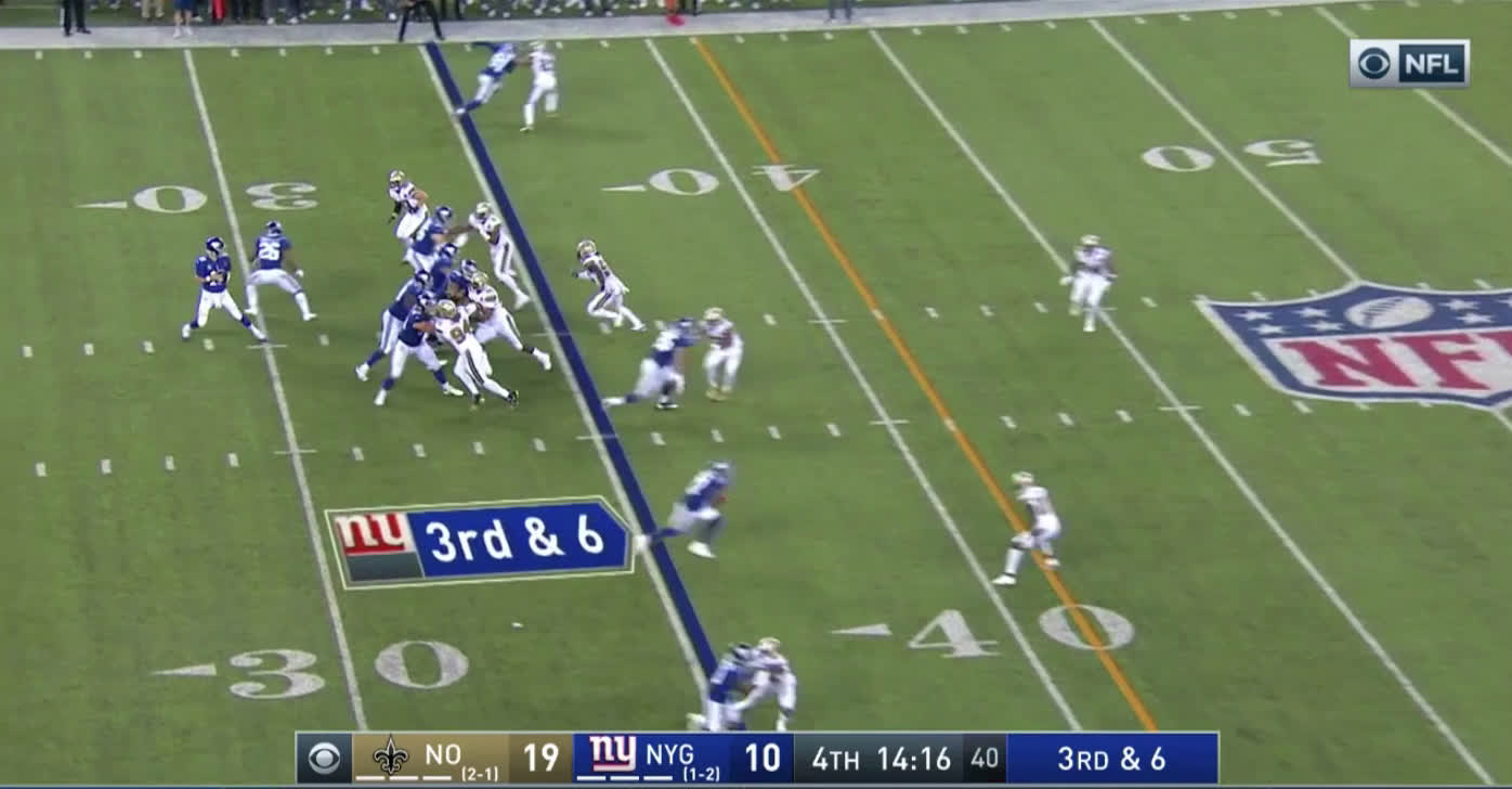 Giants vs Saints: Plays that tell the story of Sunday's 33-18 loss