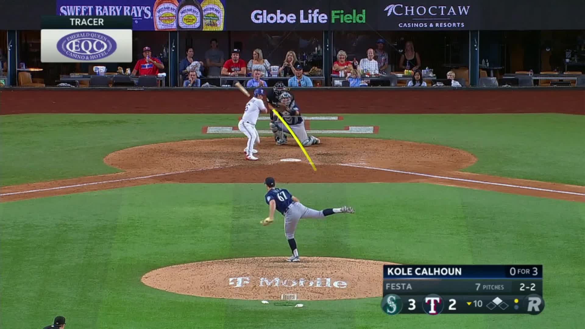 Cal Raleigh Reaches Over To Fort Worth To Stop A Wild Pitch R Mariners