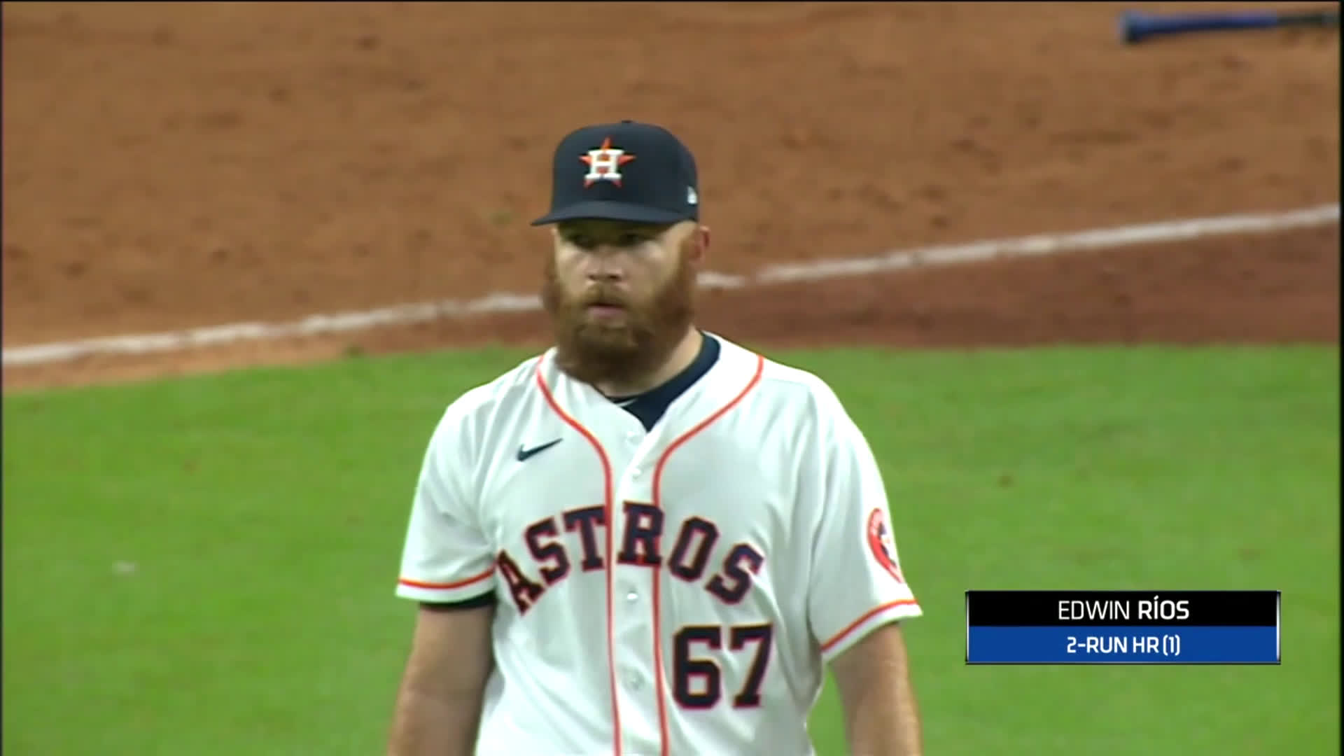 Edwin Rios and the Dodgers break the tie in the top of the 13th with ...