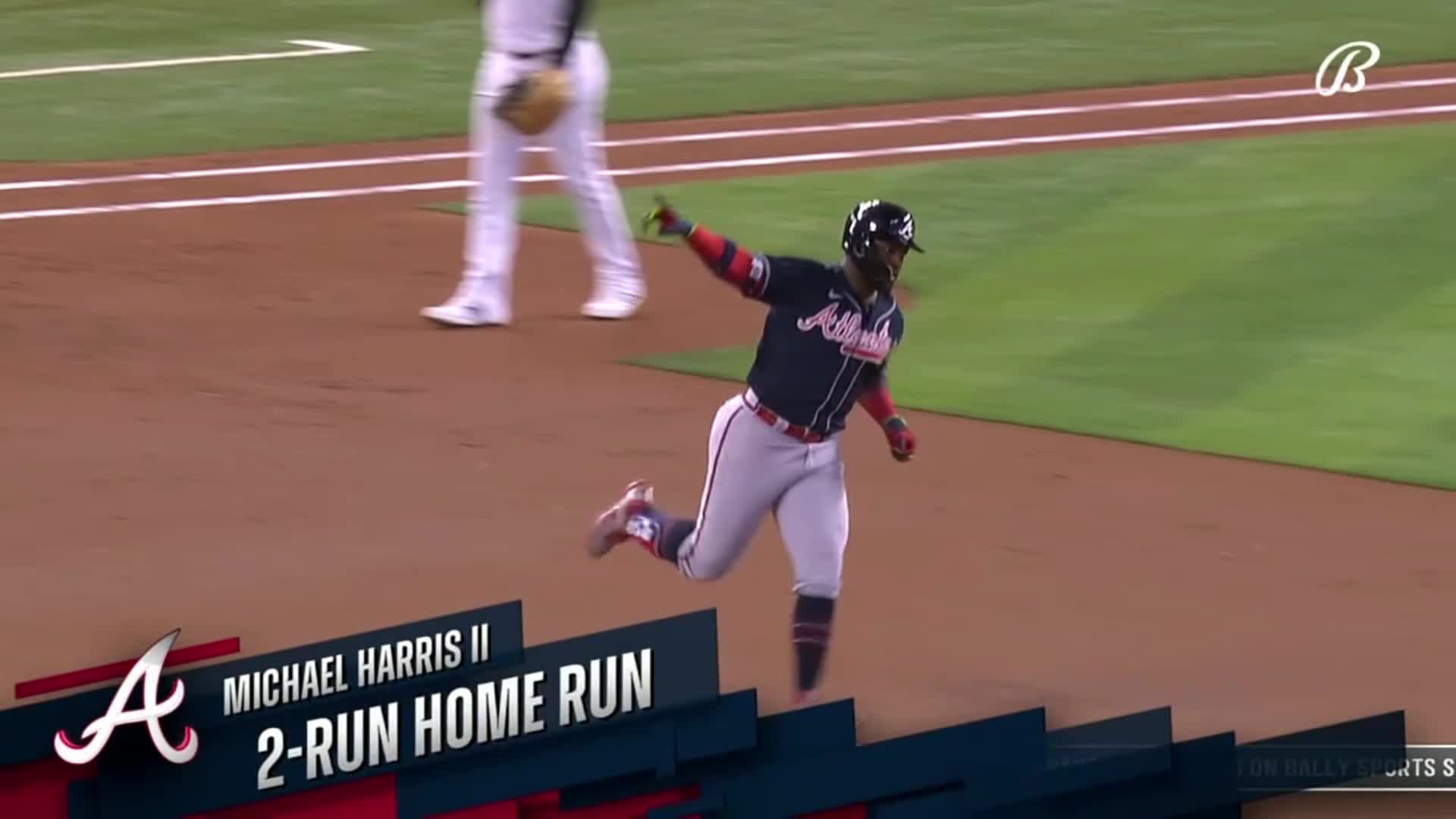 Highlight] Michael Harris II hits his 16th home run of the season to give  the Braves a 2-run lead in the sixth. : r/baseball