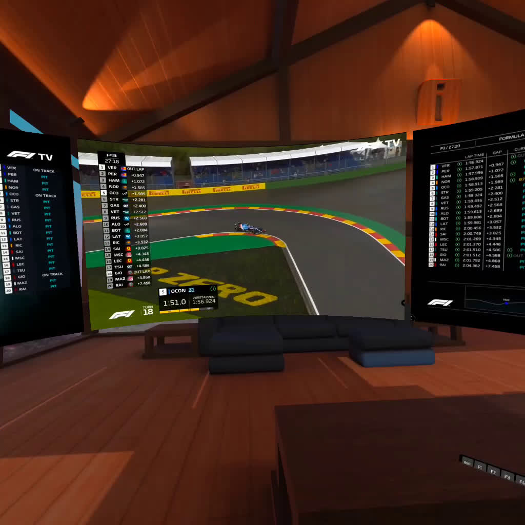 Watching F1 in VR over the weekend r/formula1