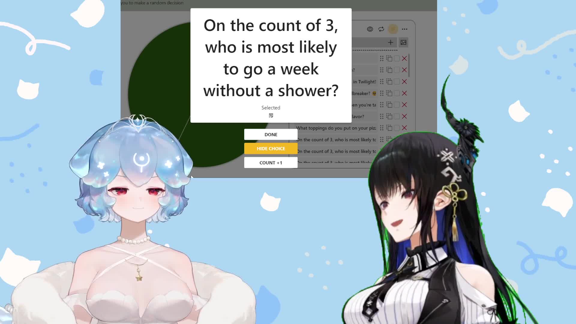 Watch Who is likely to go a week without showering? Nerissa. Streamable