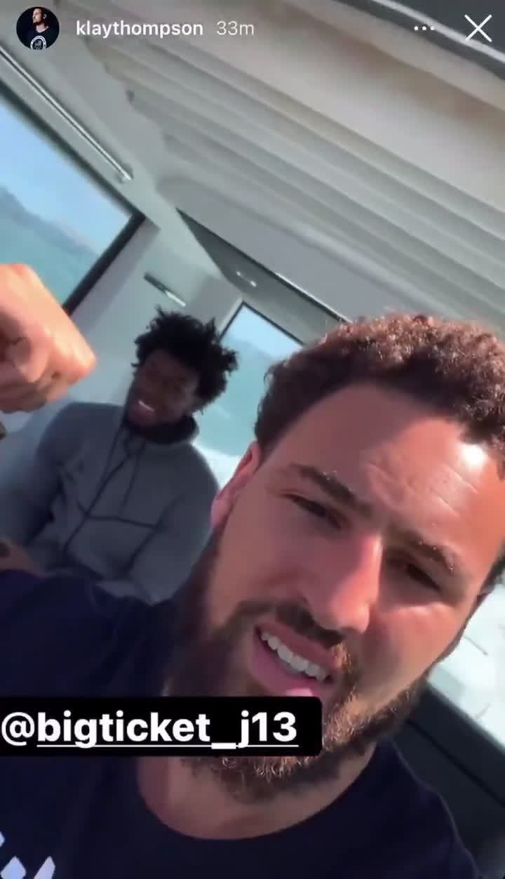 Klay Thompson Is Living His Best Life On His Boat