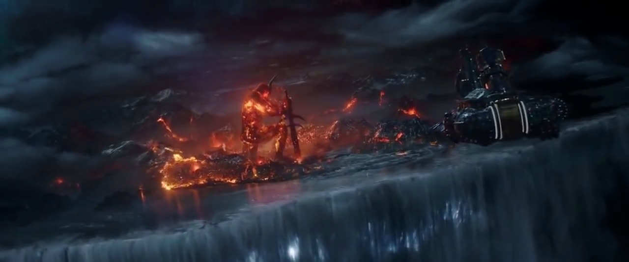 Surtur Awakens and Destroys Asgard - Thor Ragnarok