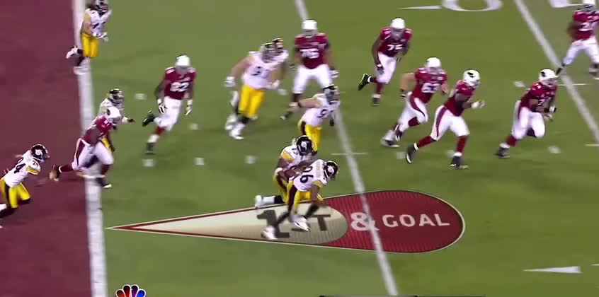 The Tampa Toe-Tap! (Steelers vs Cardinals, Super Bowl 43) 