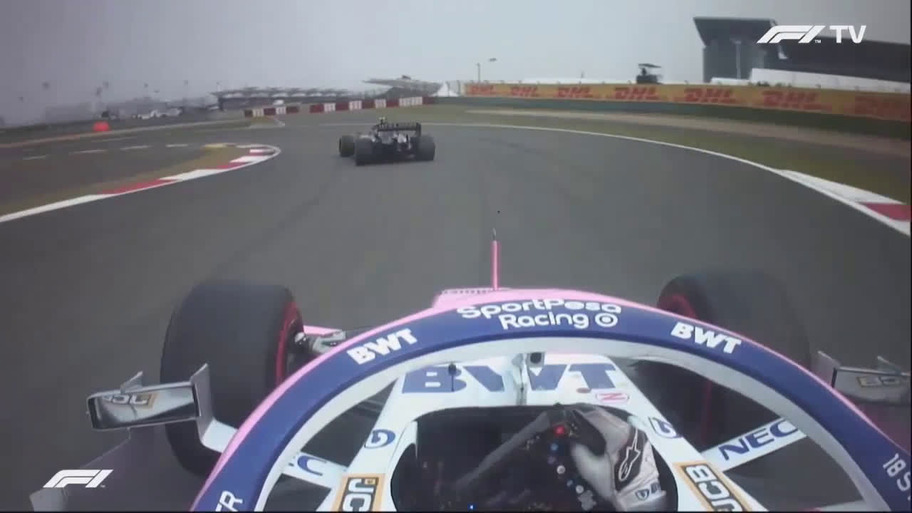 Lance stroll overtaking Kevin Magnussen at the last lap - Not showed on  live f1 feed.