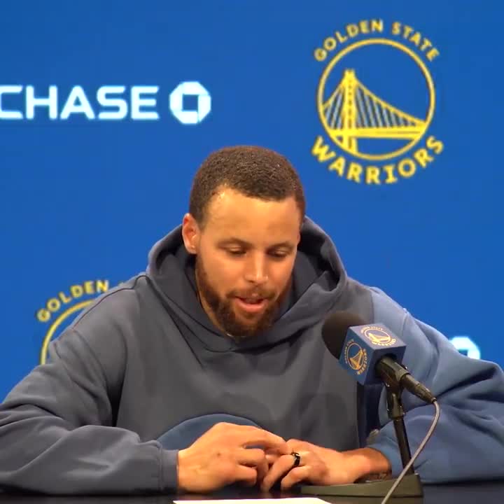 Watch KNBR - REPORTER: 'On the year you guys are 1-20 when trailing after three quarters...' STEPH CURRY: 'What?!' | Streamable