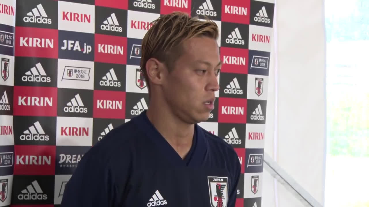 動画 本田圭佑がインタビューでロシアw杯の意気込みを語る 日本代表の目標に 出る時から優勝しか目指してない
