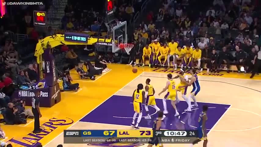 WARRIORS at LAKERS, FULL GAME HIGHLIGHTS