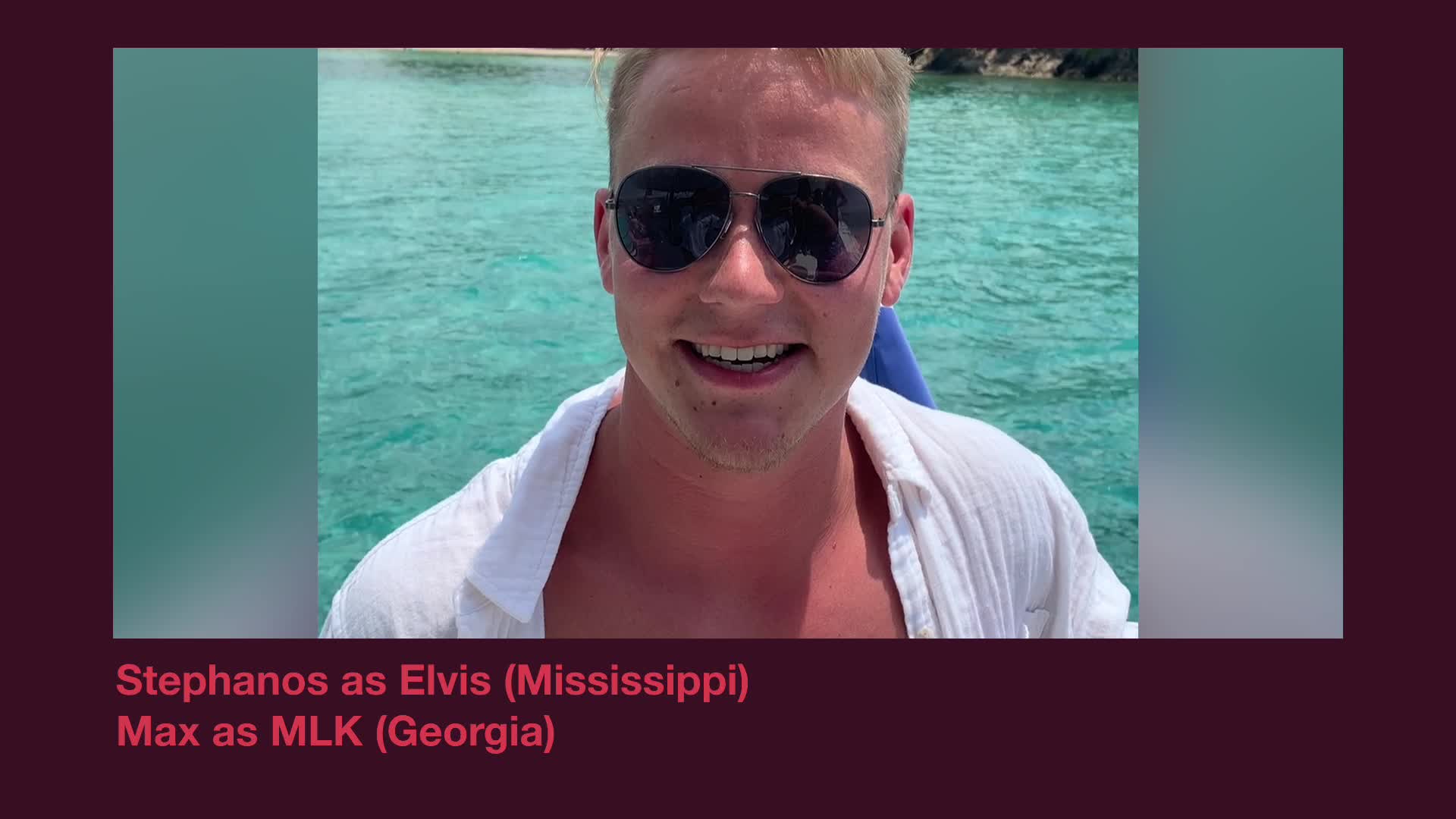Congrats from the south