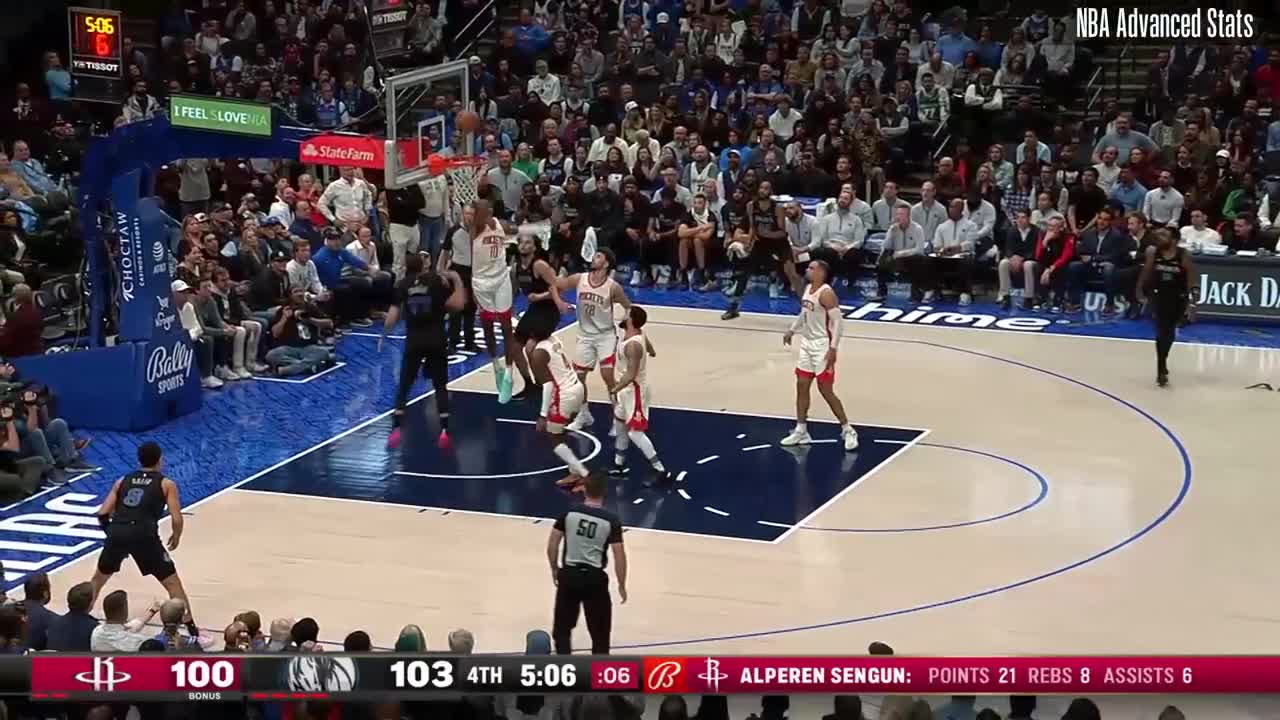 Luka Doncic got back into the paint against the Rockets - Mavs