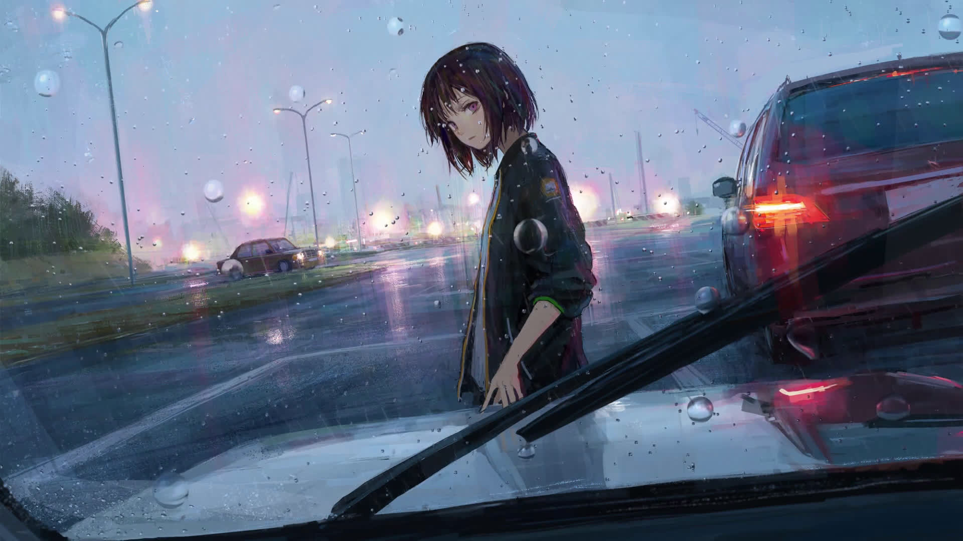 Rainfall Girl Anime Live Wallpaper Free Desktophut Free Hd 4k Live Wallpapers For Windows Macos