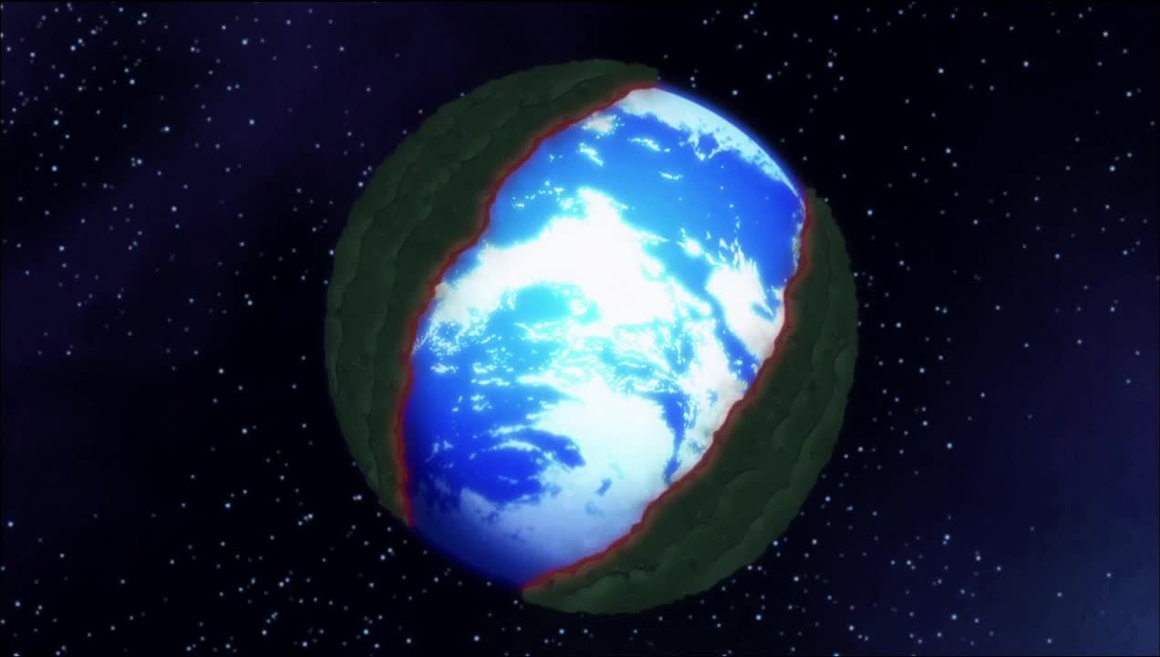 Gowasu explains Zamasu's goals as he discards his corporeal form