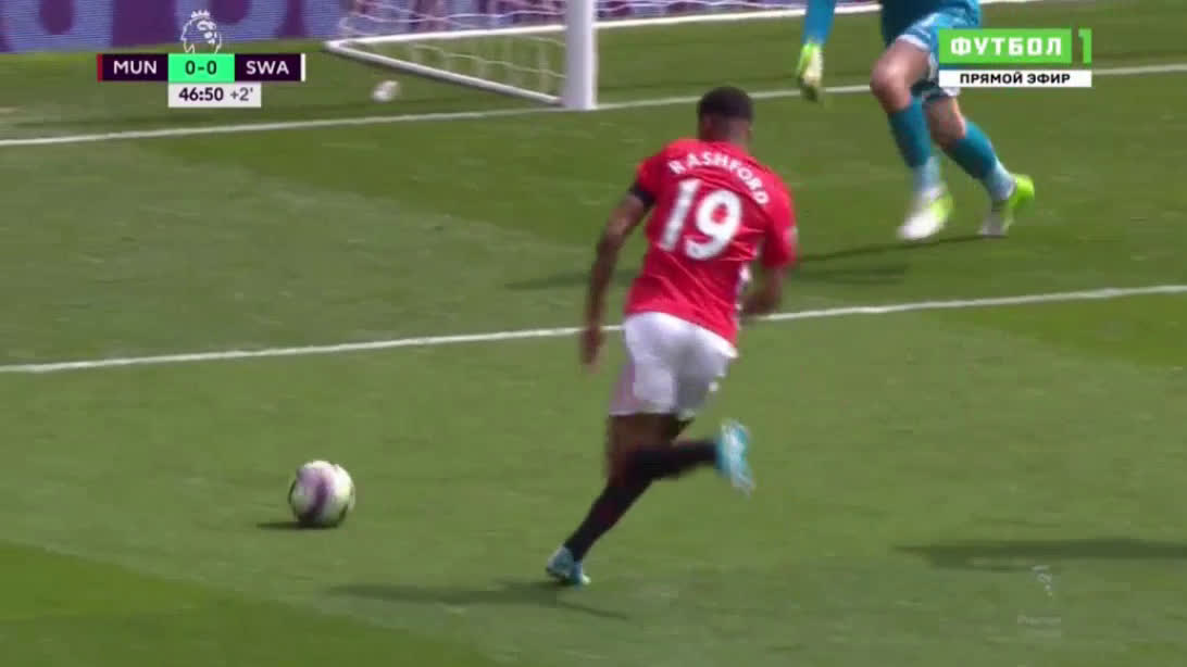 Gif Video Marcus Rashford Dive Vs Swansea 17 Rashford Against Fabianski Soccer Blog Football News Reviews Quizzes