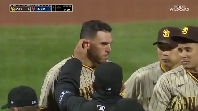 Talkin' Baseball on X: Joe Musgrove with a little gesture to the