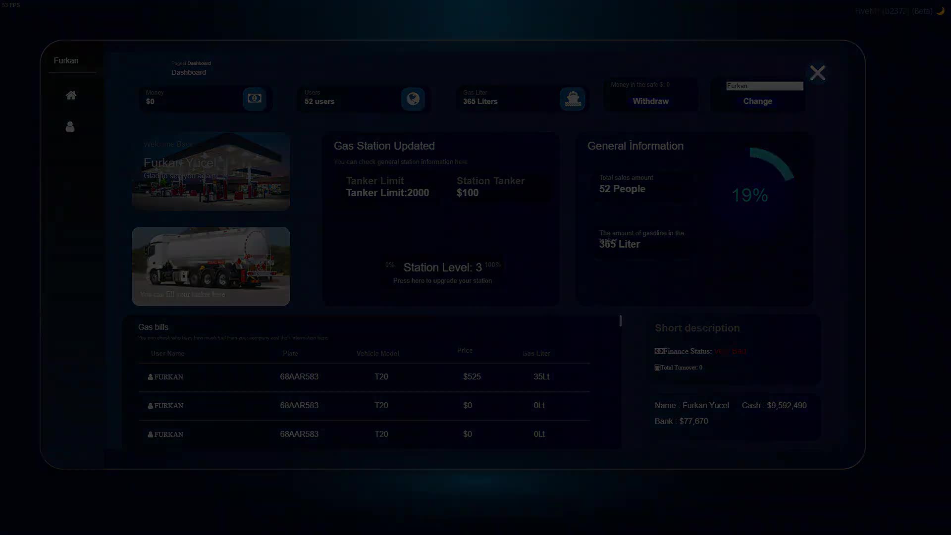 Fuel Station Plus FiveM resource preview