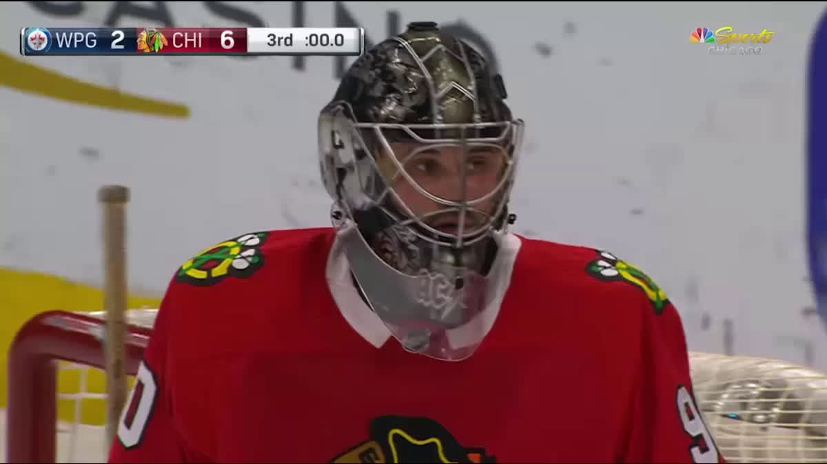 Blackhawks Called In An Accountant As Emergency Goalie — And He Crushed It  : The Two-Way : NPR