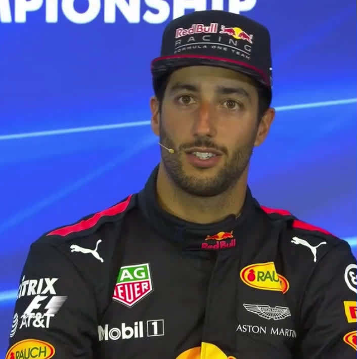Ricciardo on Verstappens driving
