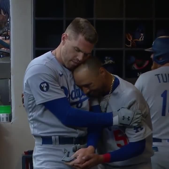 I want someone to hold me the way Freddie Freeman holds Mookie Betts.