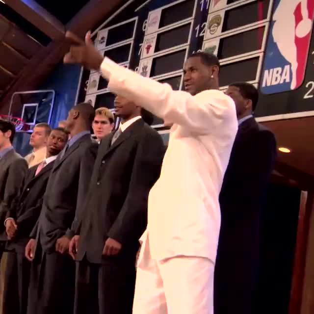 LeBron previews the 2003 Draft : r/nba