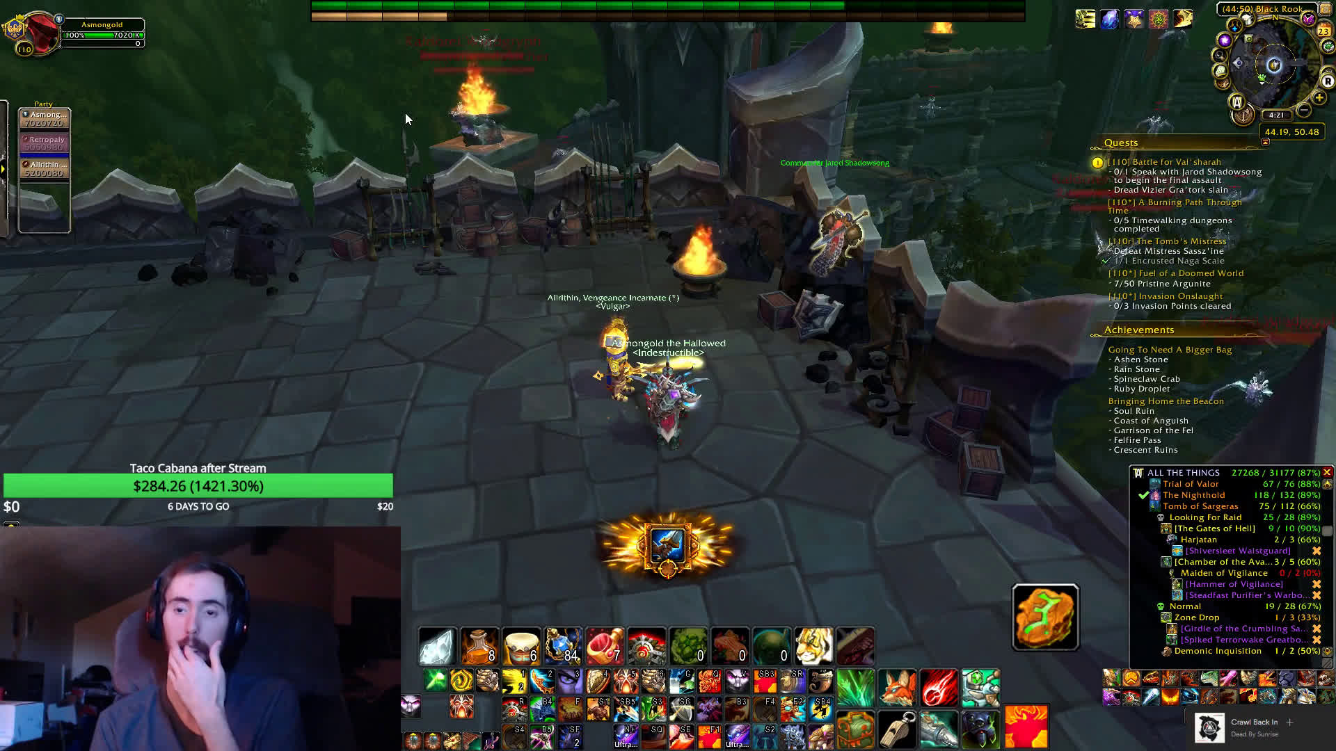 Watch Asmongold explains why there’s blood on the wall | Streamable