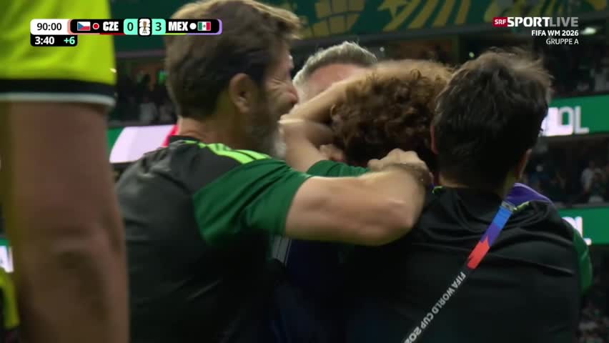 Czechia 0 - 3 Mexico - Alvaro Fidalgo 90+4'