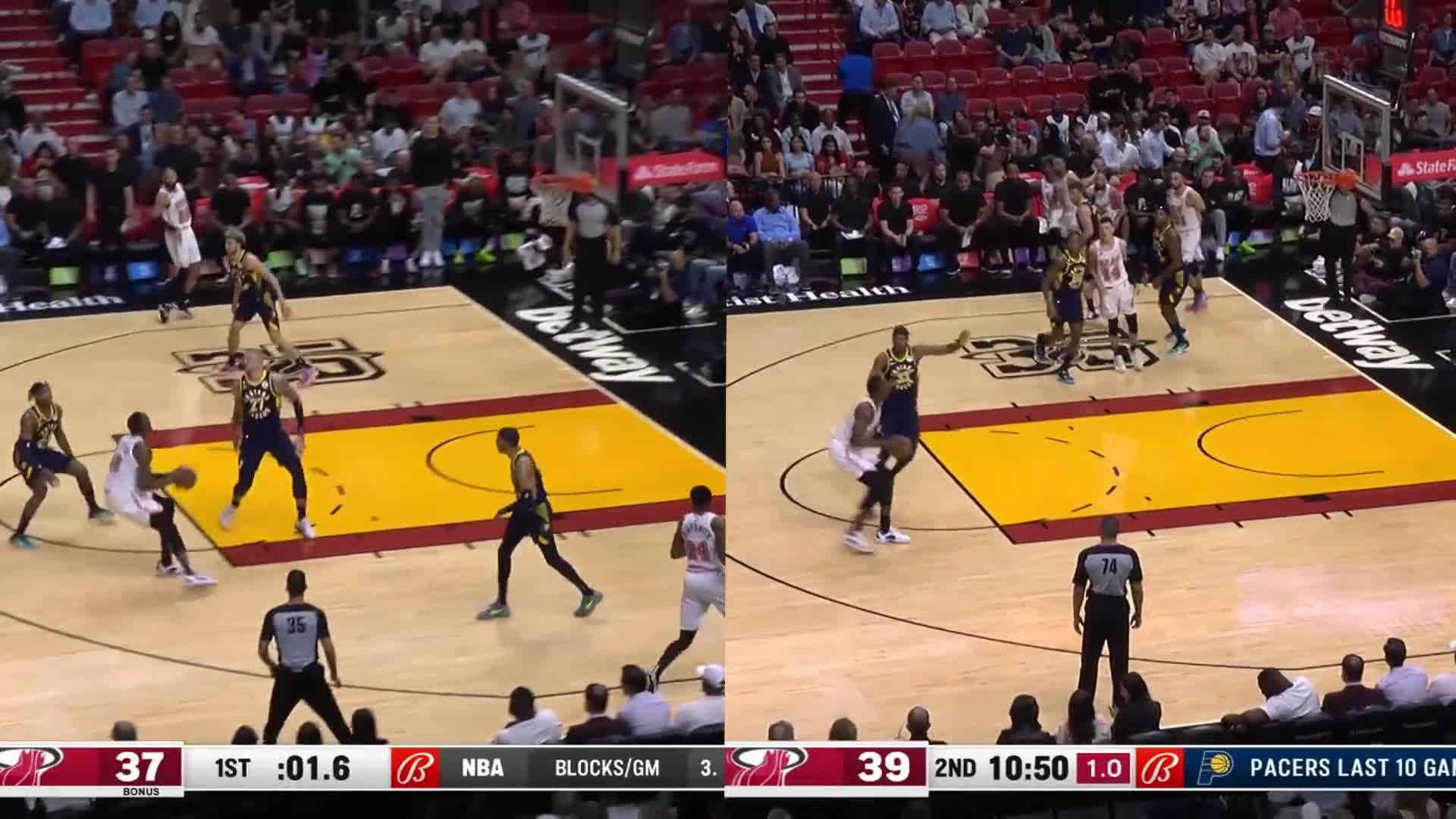 [Highlight] Bam Adebayo hits two identical jumpers to beat the clock ...