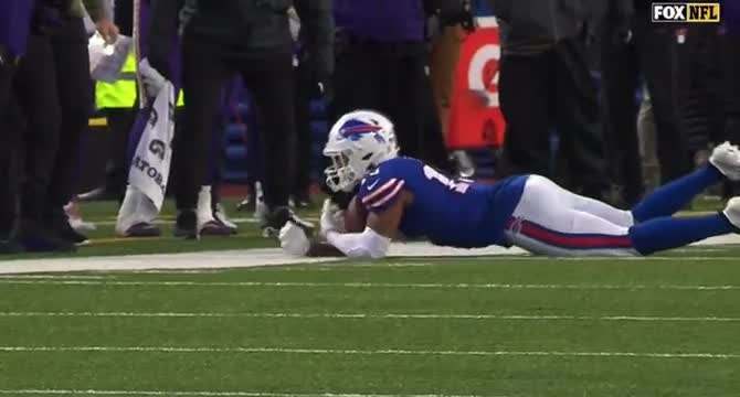 NFL: Bills' catch vs Vikings should have been overturned